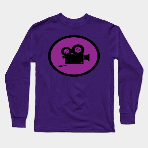 TFCC Purple Logo Long Sleeve T-Shirt by Twenty First Century Cinema